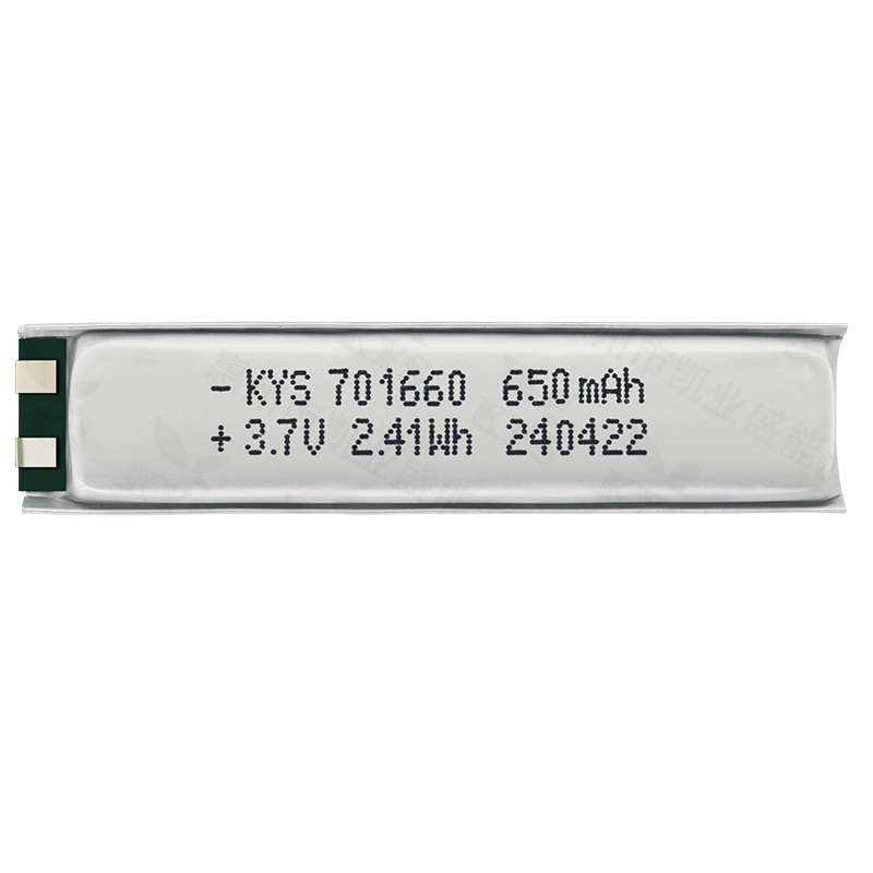 Batería de polímero de litio de 3,7V 600mAh