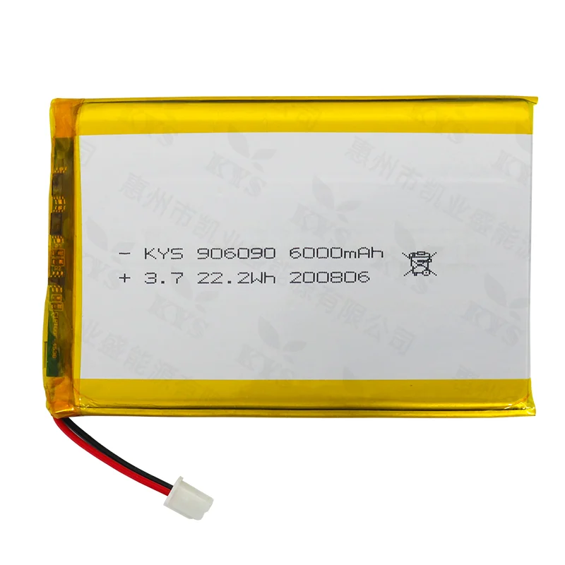 Batería LiPo 906090 de 3,7V