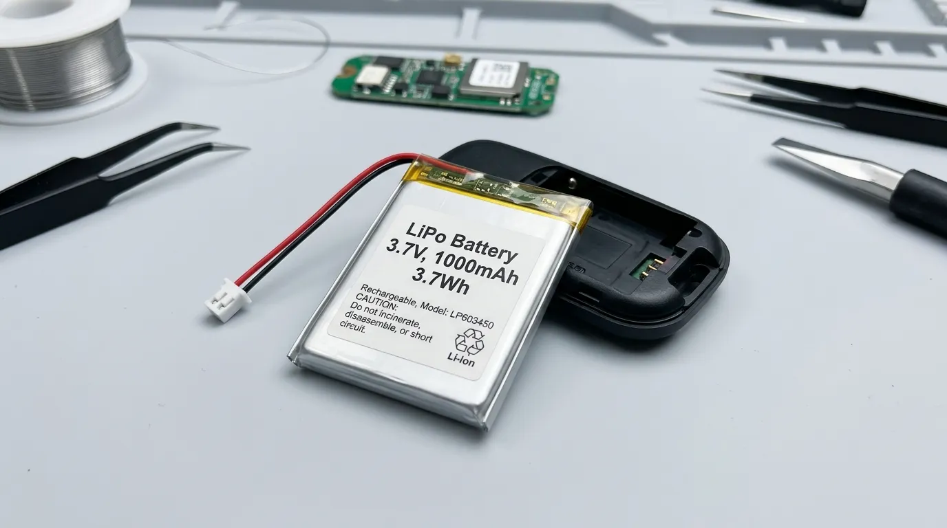 Batería LiPo para rastreador GPS
