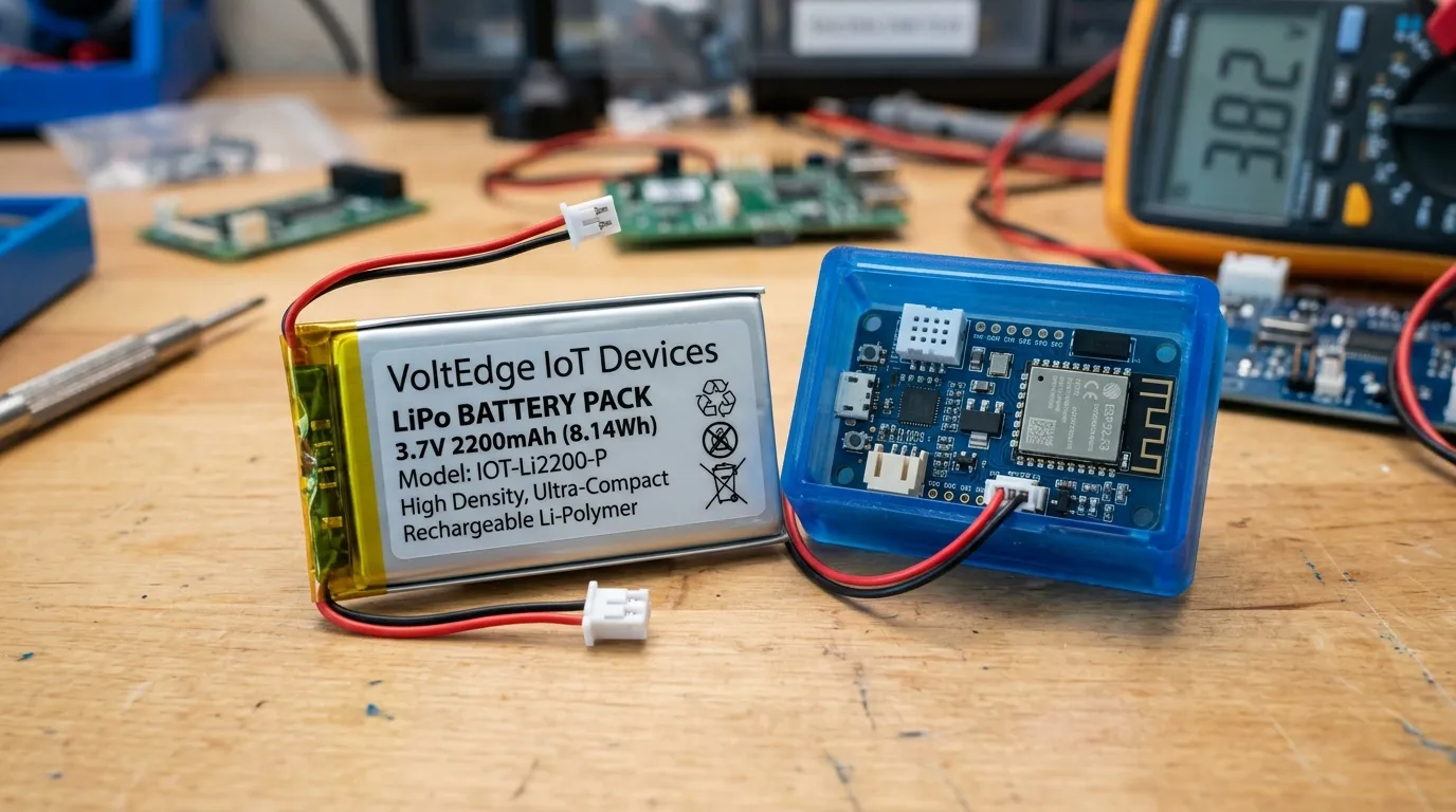 Batería LiPo para dispositivos IoT