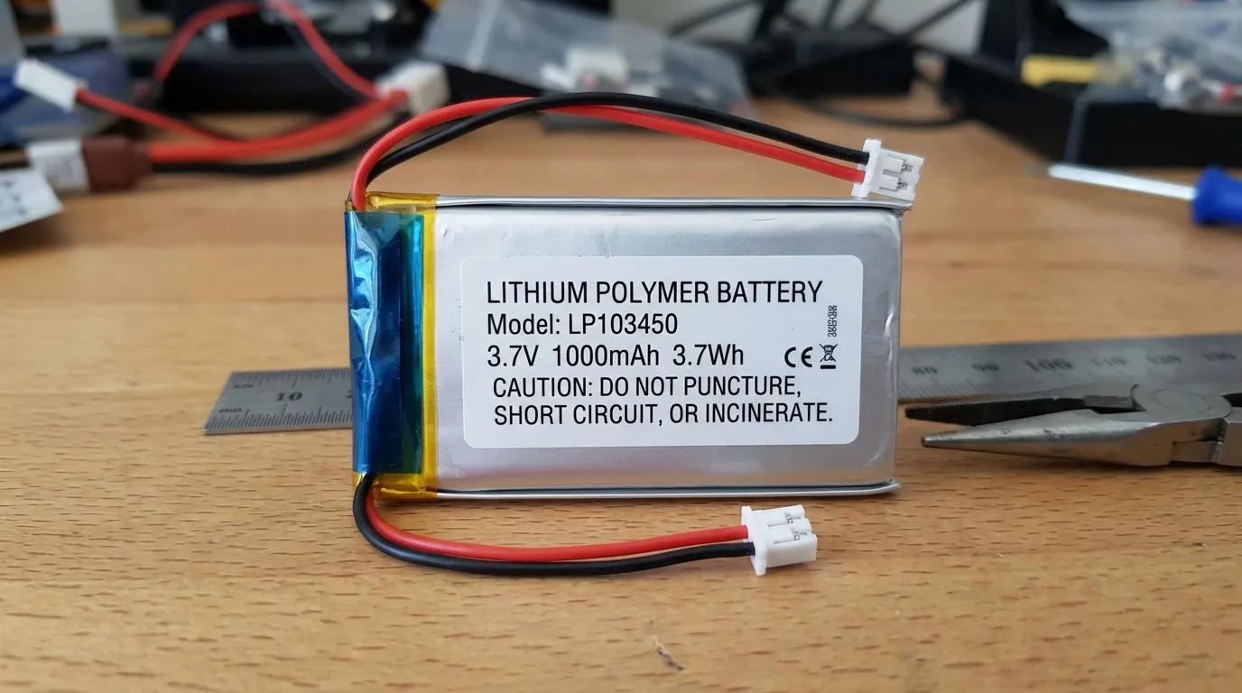 Batería de polímero de litio de 3,7V