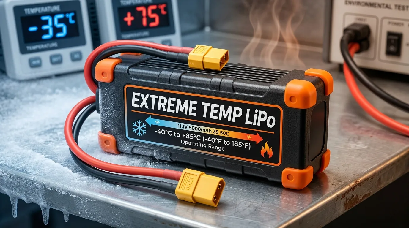 Batería LiPo a Temperaturas Extremas