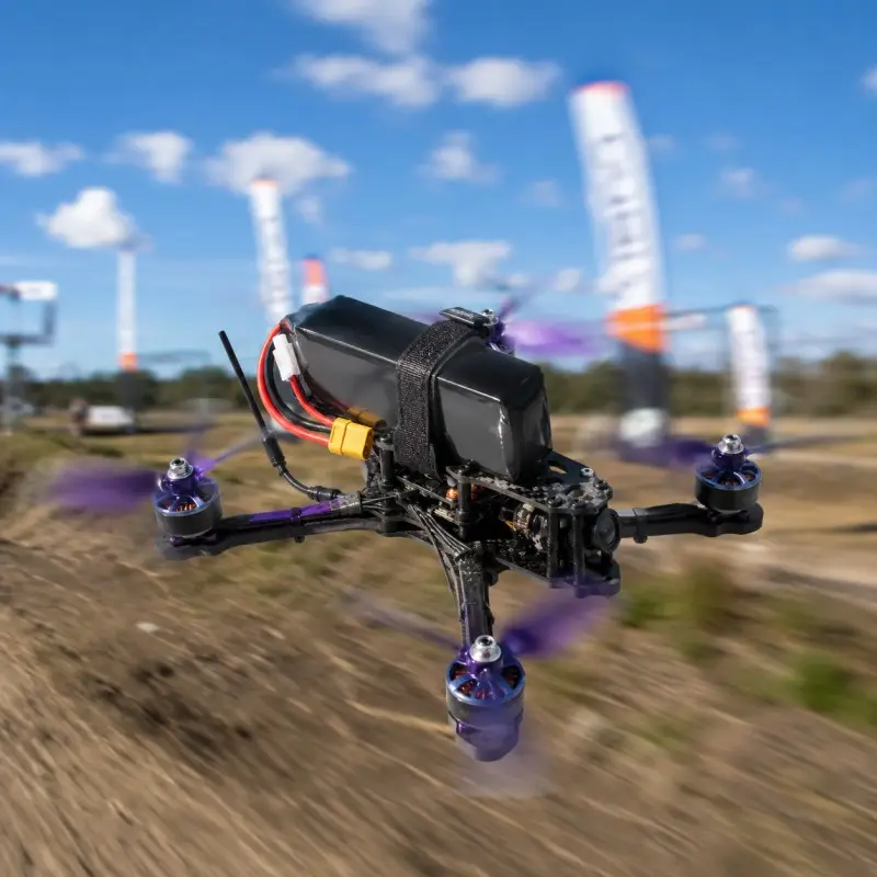 Batería FPV personalizada de 8000mAh con conectores de alimentación y balance