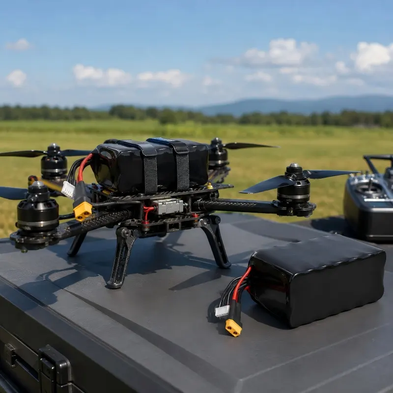 Batería UAV de iones de litio de 15000 mAh diseñada para un tiempo de vuelo prolongado