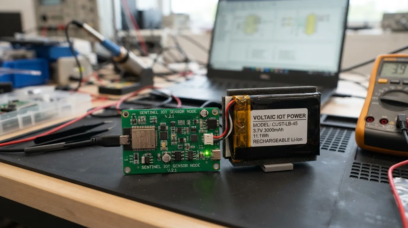 Batería personalizada para hardware IoT