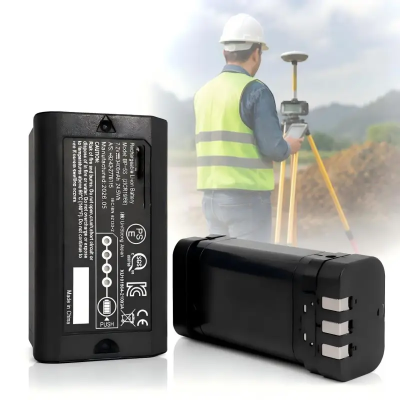Paquete de baterías de 7,2V 3400mAh para equipos de topografía GNSS RTK