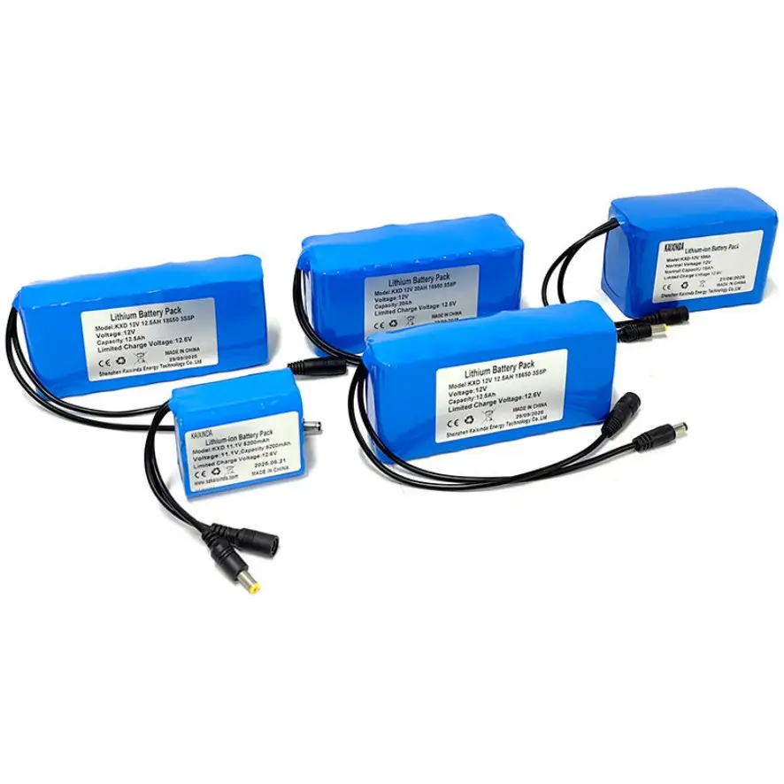 Paquete de baterías LiFePO4 personalizado con 18650 pilas para farolas solares