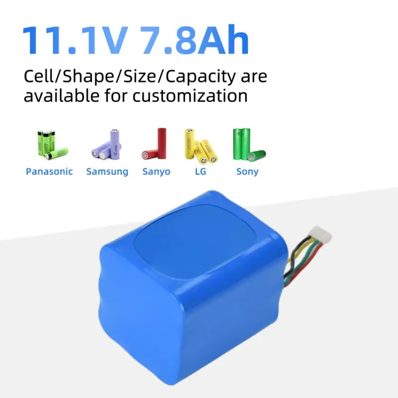 Paquete de baterías de iones de litio 12V 7800mAh 3S3P 18650 para semáforos