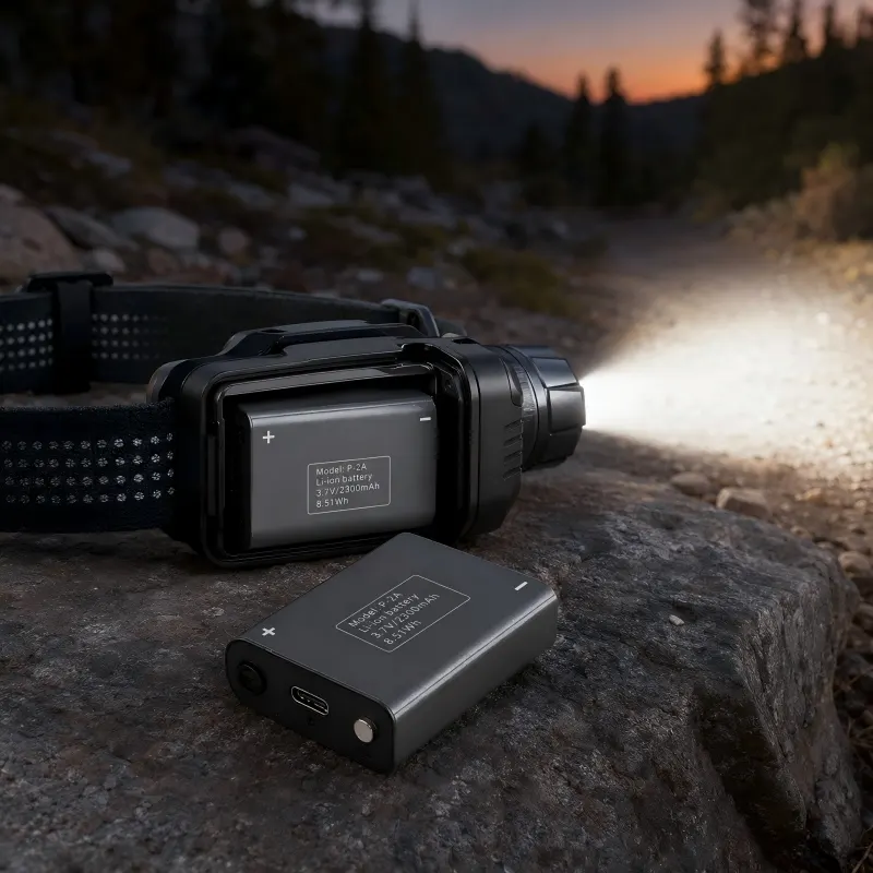 Batería recargable personalizada para faros para acampada y iluminación de emergencia