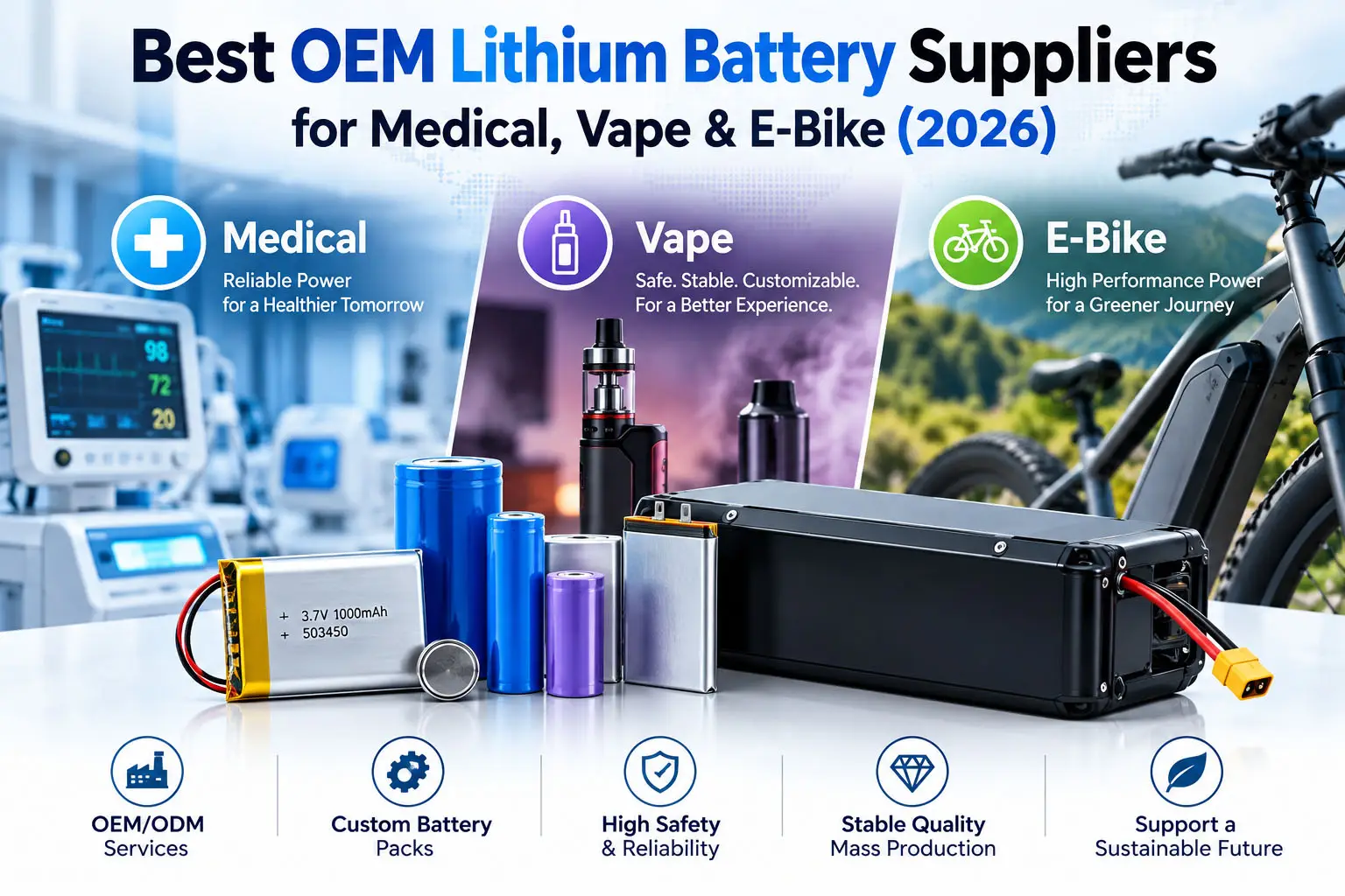 Best OEM Lithium Battery Suppliers