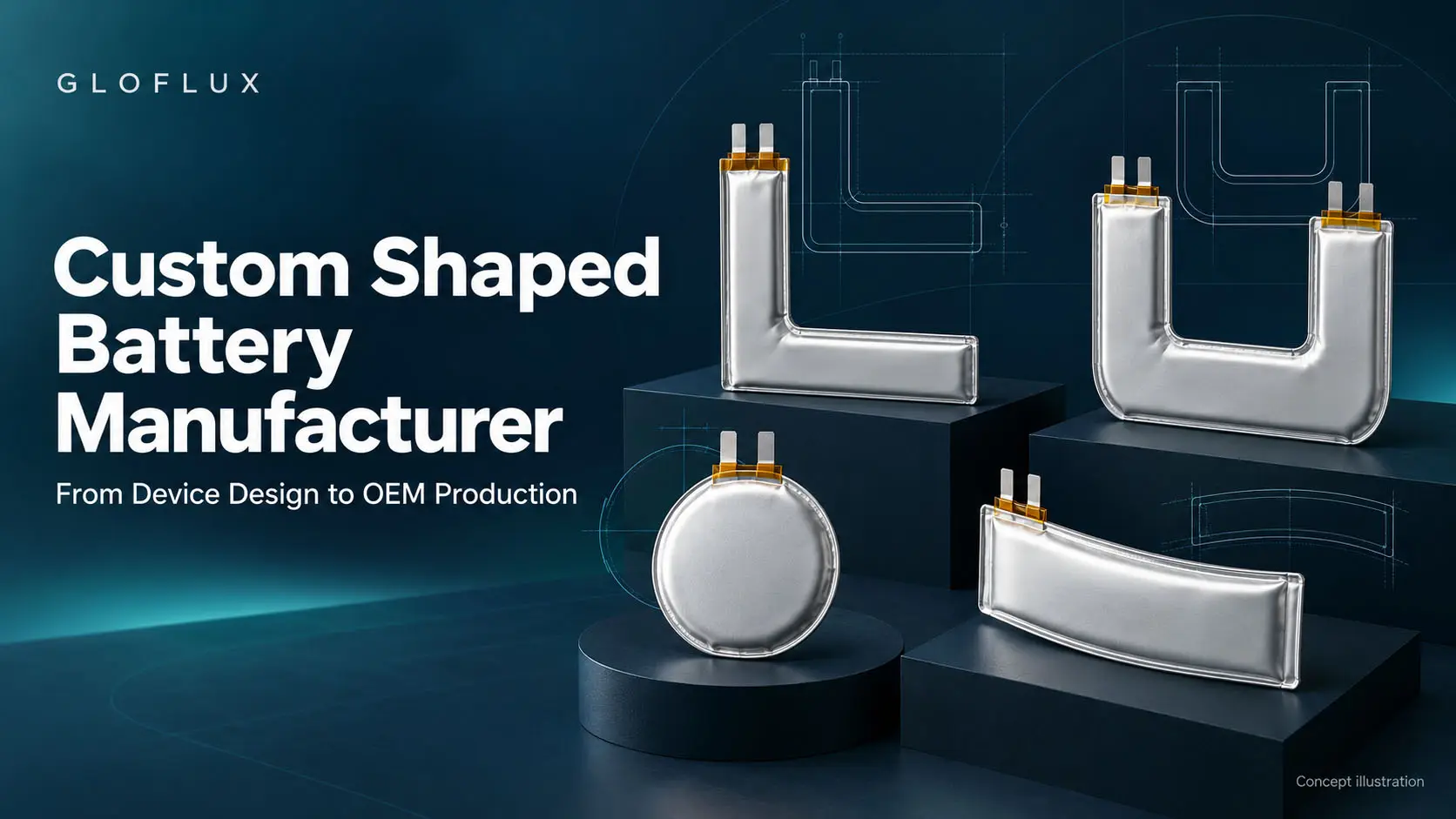 Custom Shaped Battery Manufacturer